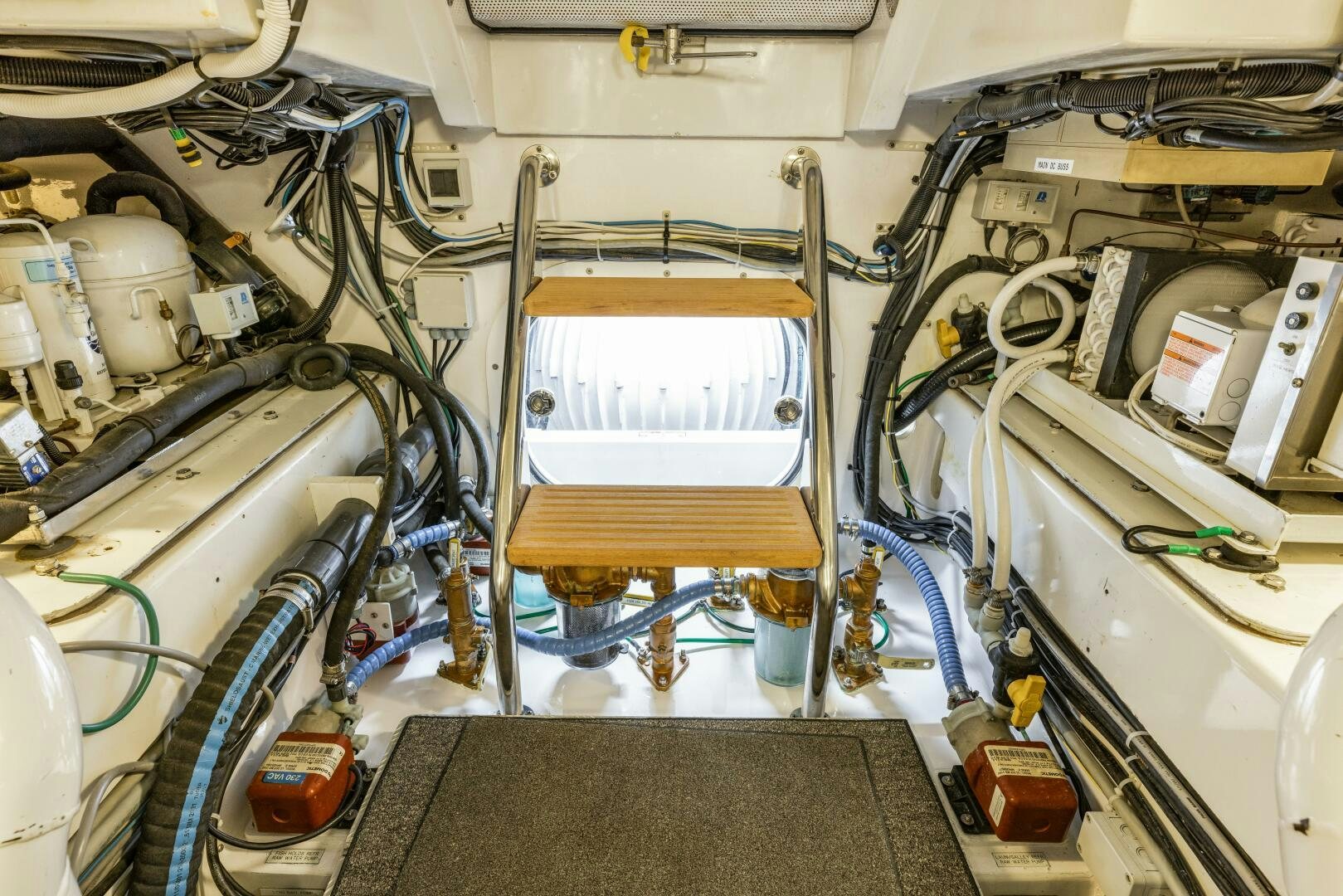 a machine with wires aboard SALTY K Yacht for Sale
