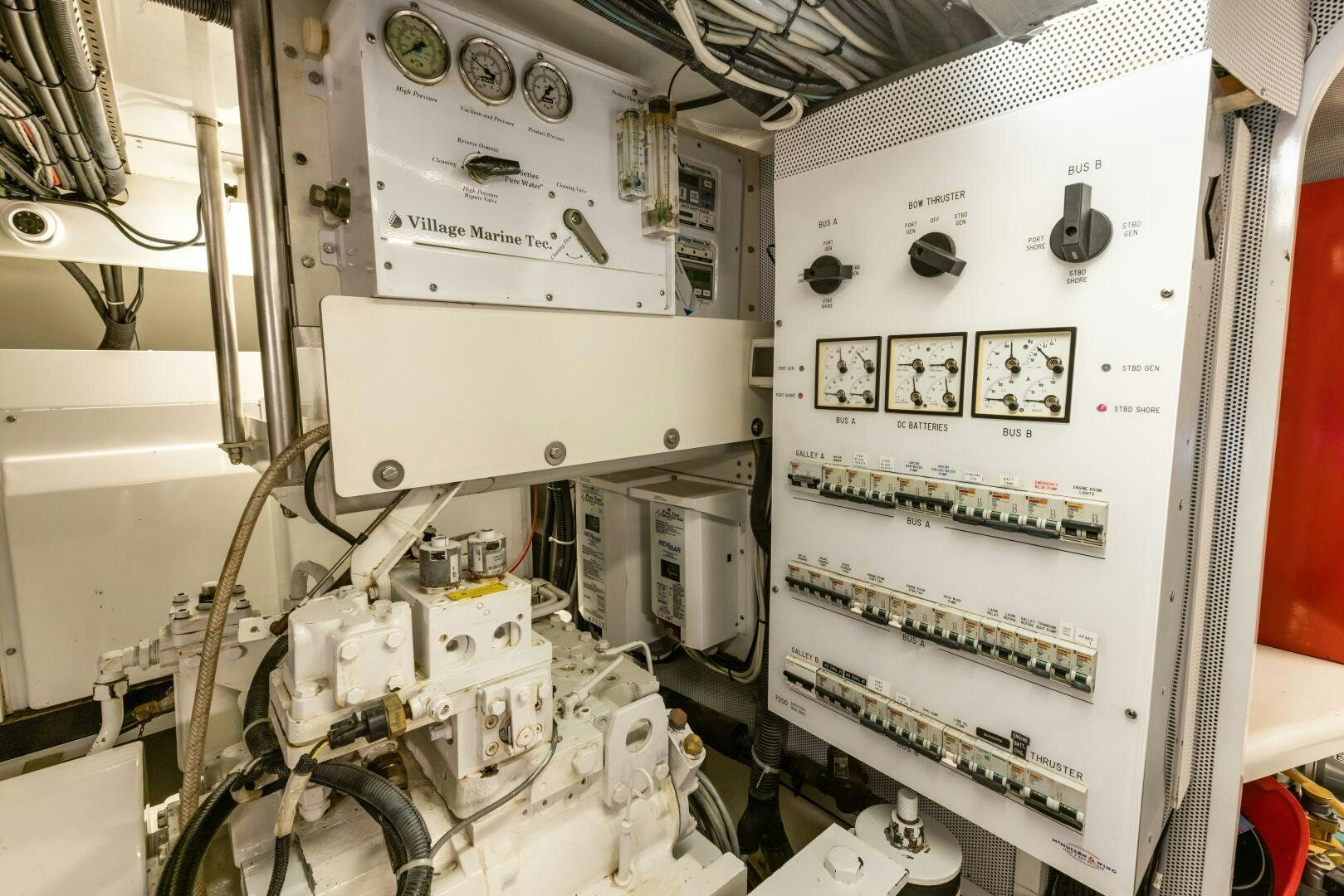 a room with a machine aboard SALTY K Yacht for Sale