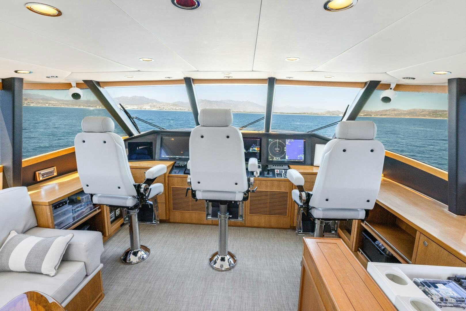 inside of a boat aboard SALTY K Yacht for Sale