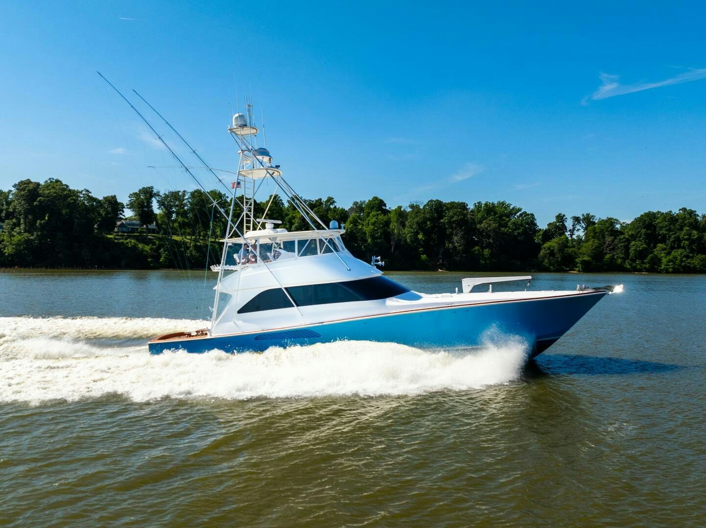 a boat on the water aboard SECOND GENERATION Yacht for Sale