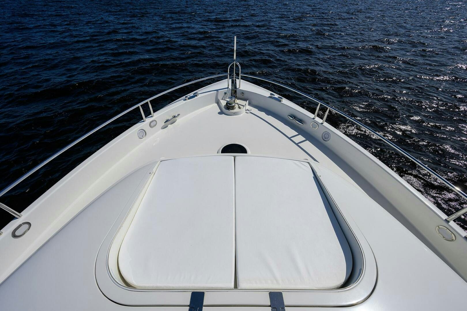 a boat on the water aboard ALWAYS BAREFOOT Yacht for Sale
