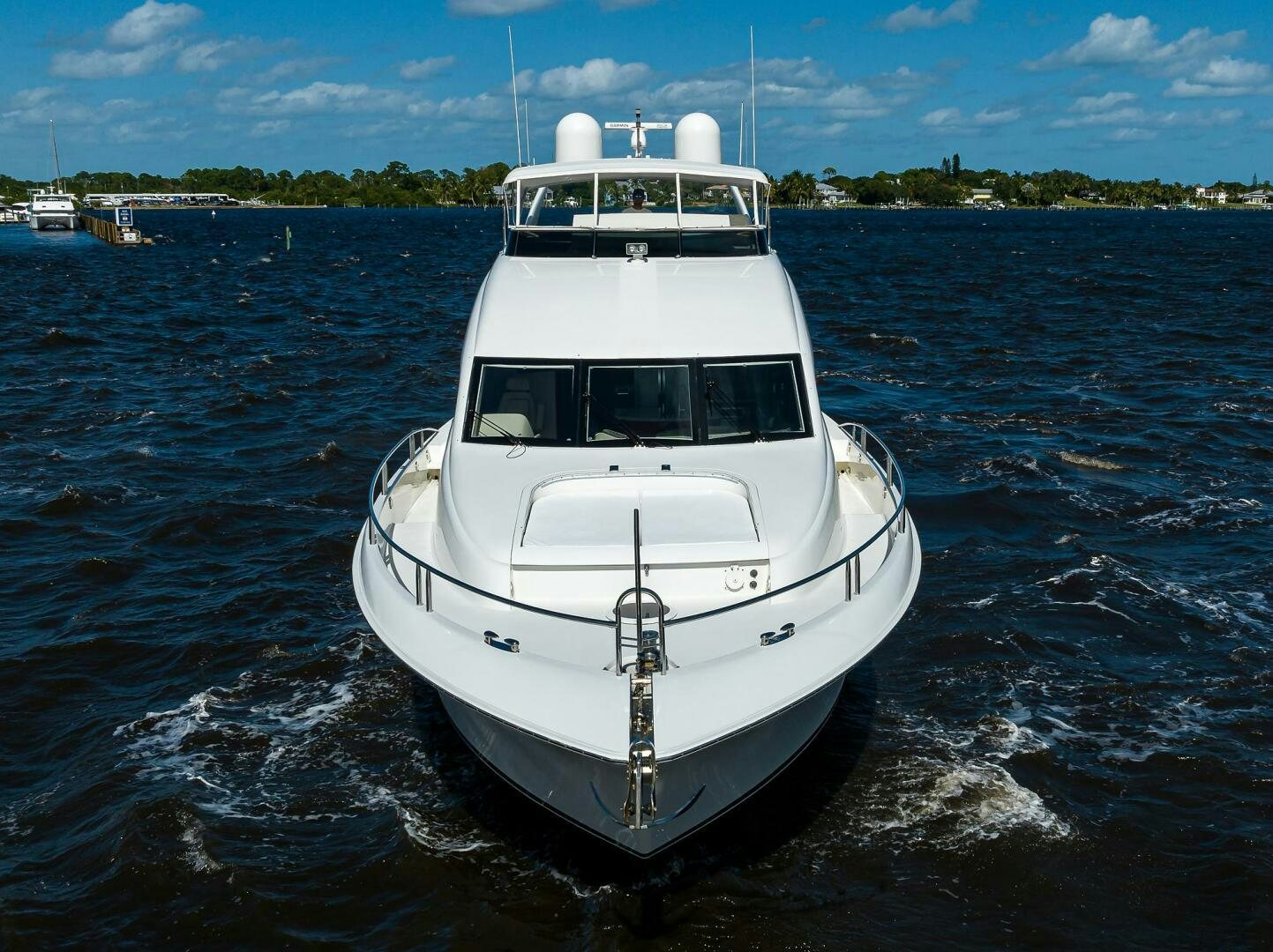 a boat on the water aboard ALWAYS BAREFOOT Yacht for Sale