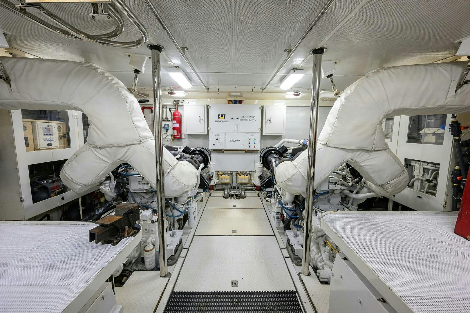 a room with machinery aboard ALWAYS BAREFOOT Yacht for Sale