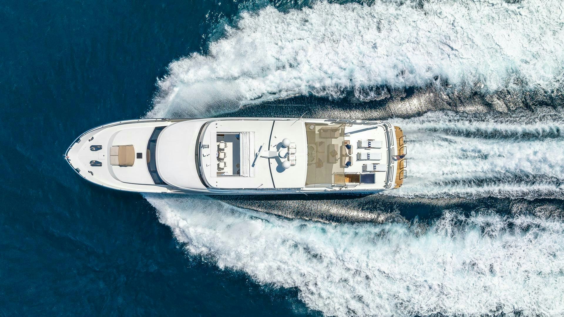 a ship in the water aboard NOW WE KNOW Yacht for Sale