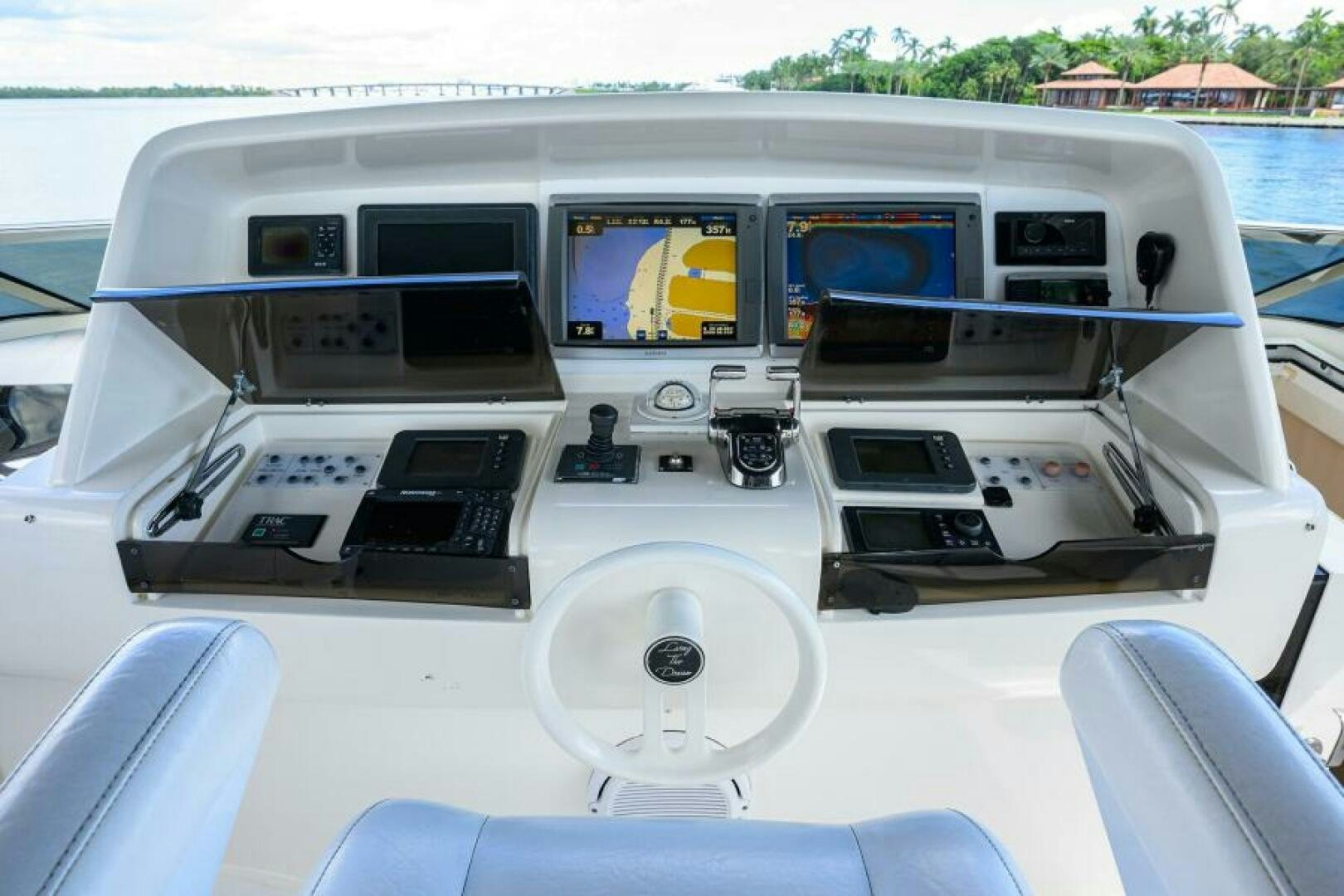 the inside of a boat aboard LIVING THE DREAM Yacht for Sale