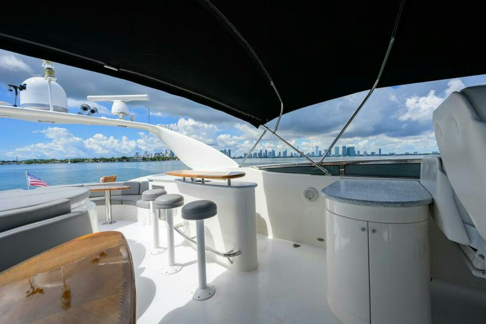a boat on the water aboard LIVING THE DREAM Yacht for Sale