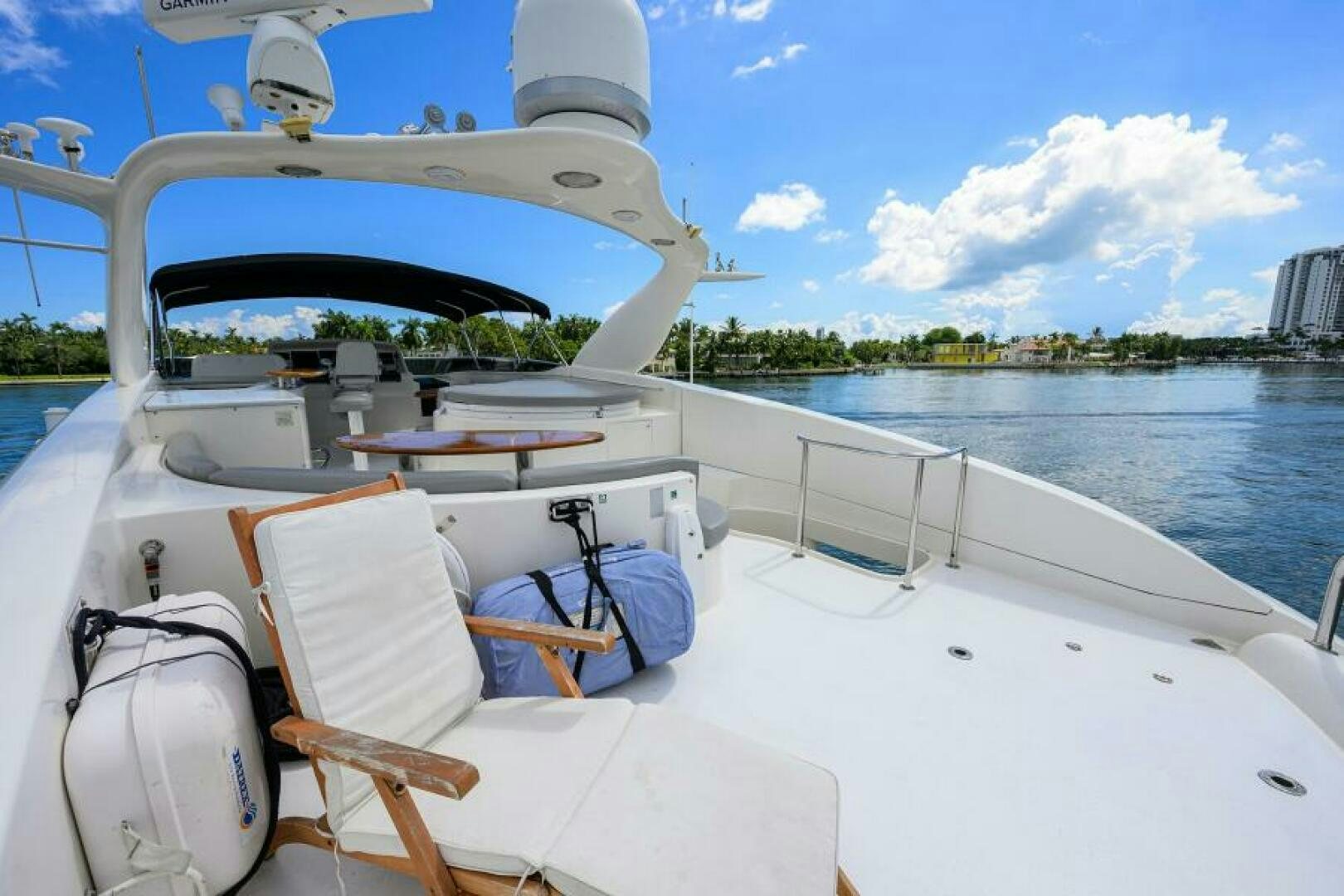 a boat on the water aboard LIVING THE DREAM Yacht for Sale