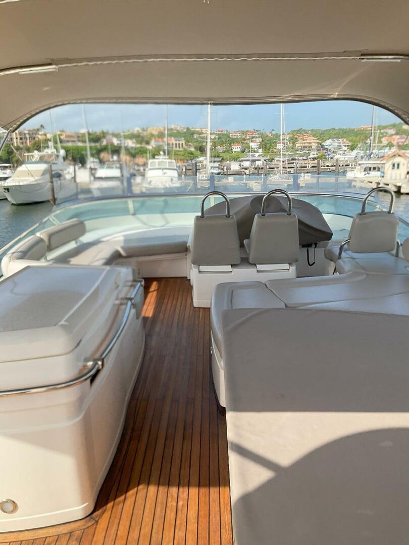 the inside of a car aboard NONE Yacht for Sale