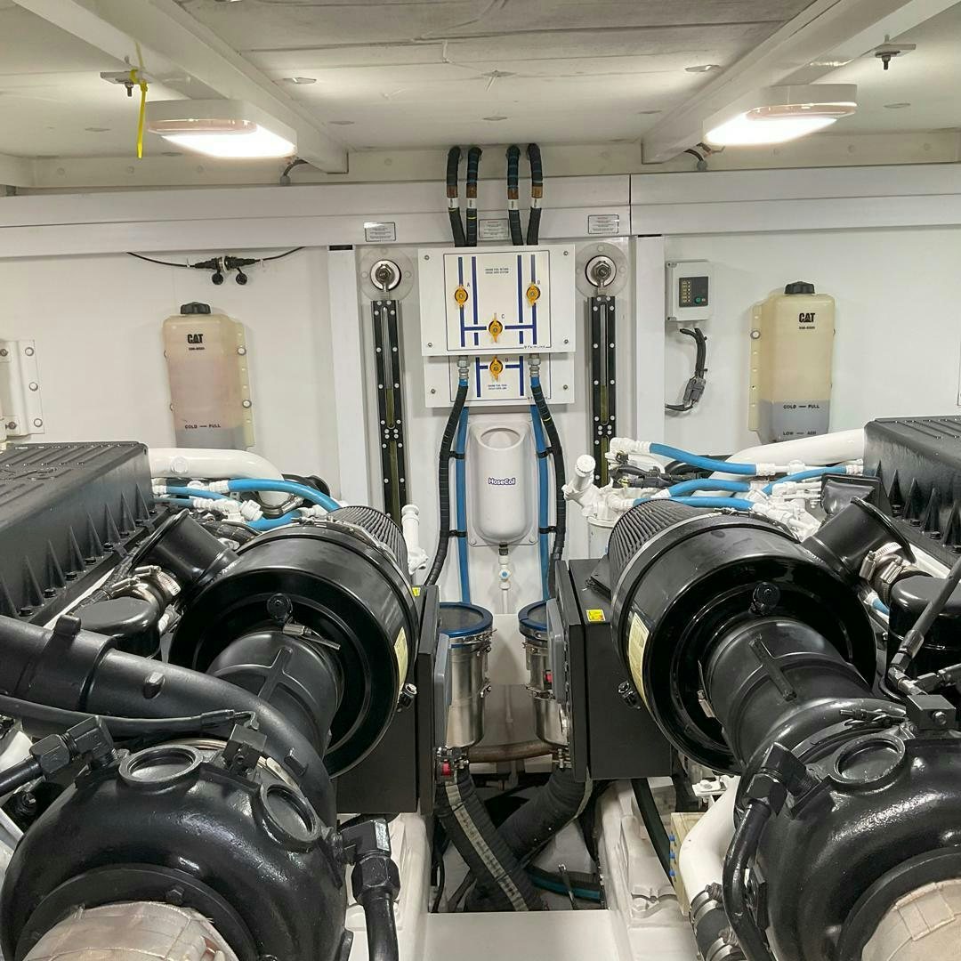 a machine in a room aboard NONE Yacht for Sale