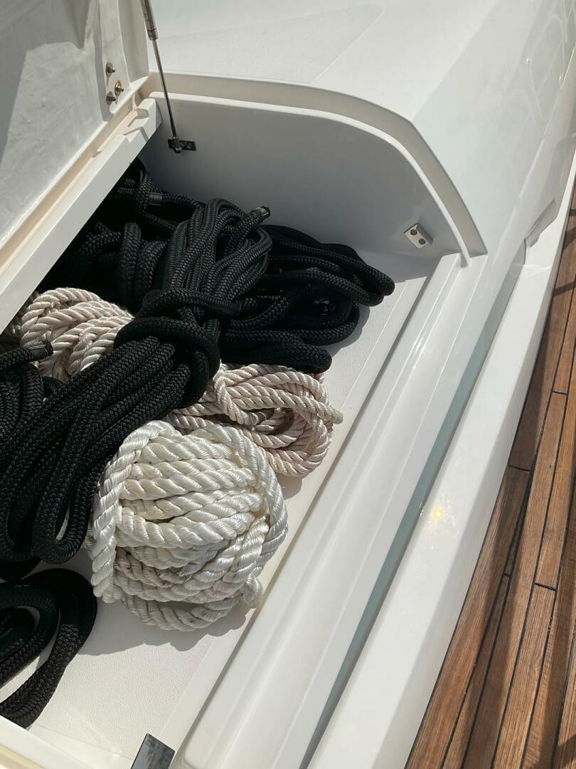 a rack with clothes on it aboard NONE Yacht for Sale