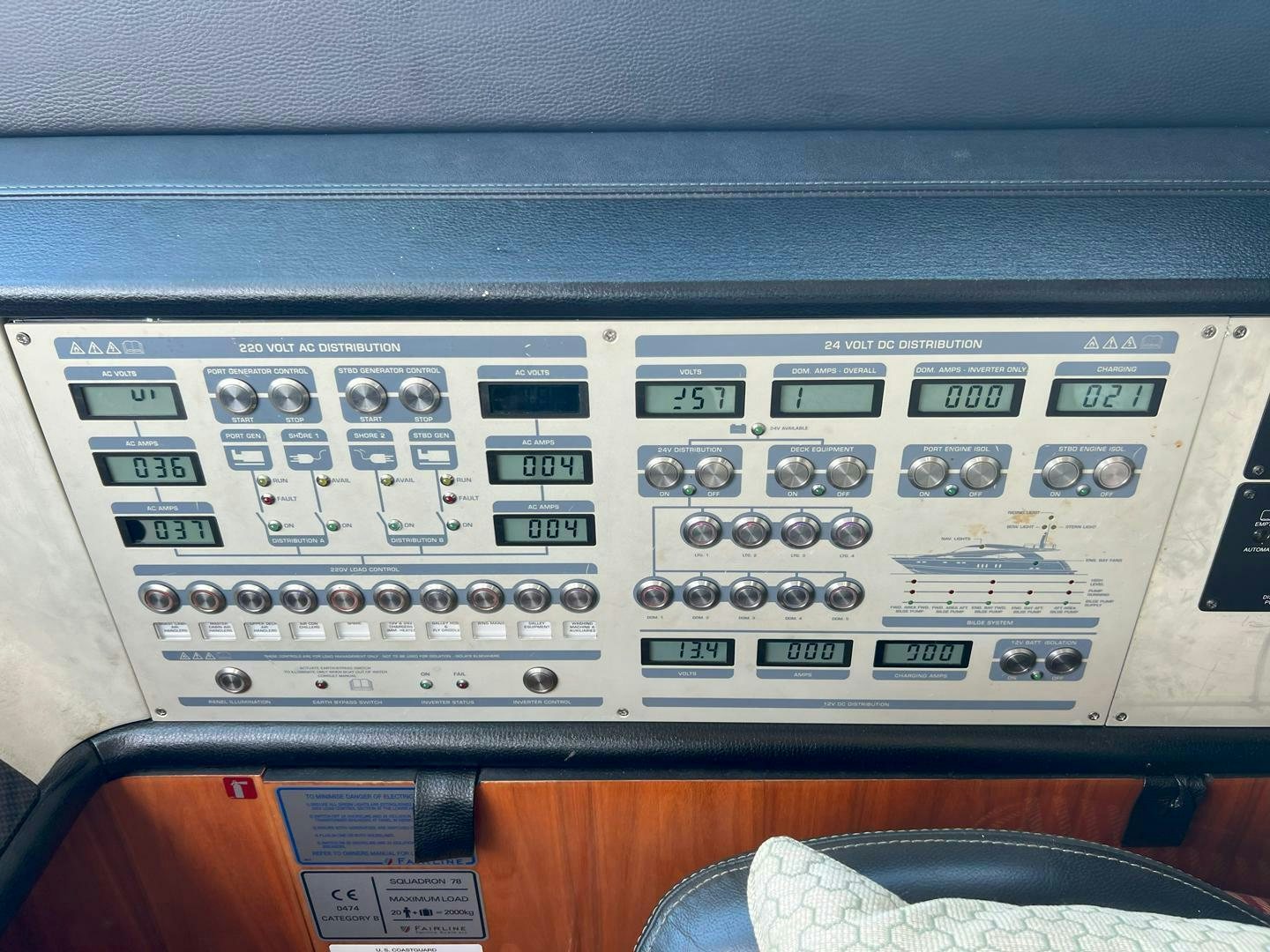 a close-up of a radio aboard NONE Yacht for Sale