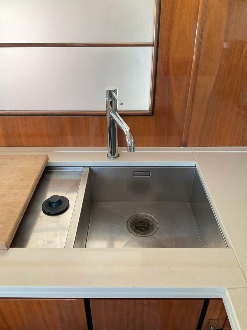 a sink in a kitchen aboard NONE Yacht for Sale