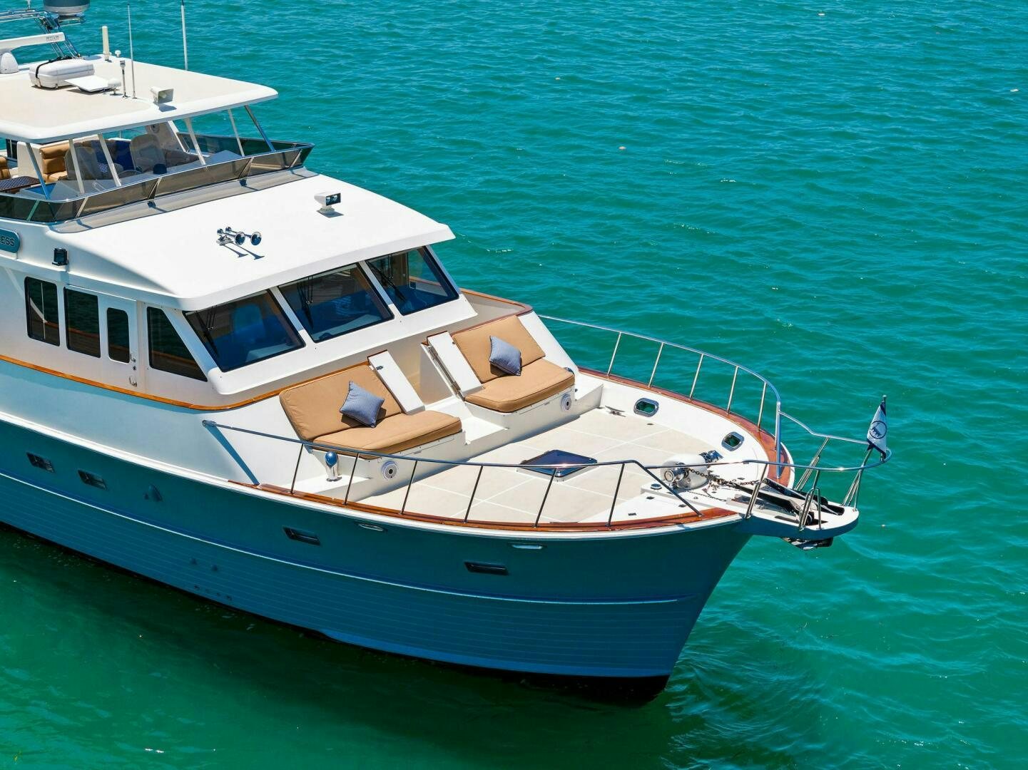 a boat in the water aboard RELENTLESS Yacht for Sale