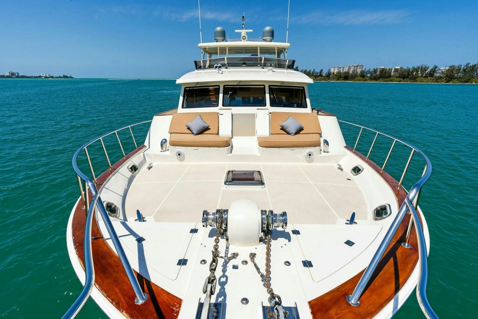 a boat in the water aboard RELENTLESS Yacht for Sale