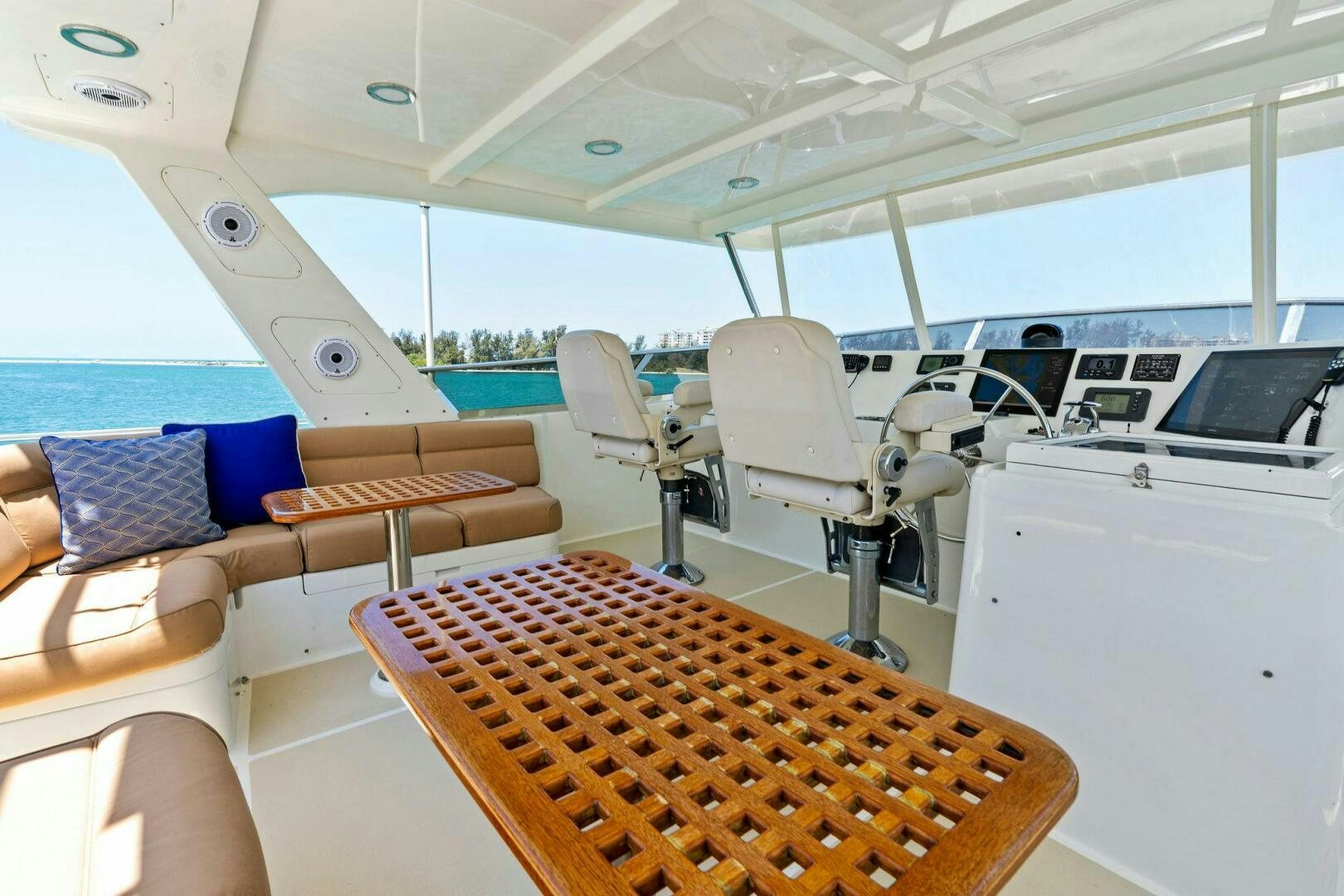 inside of a boat aboard RELENTLESS Yacht for Sale