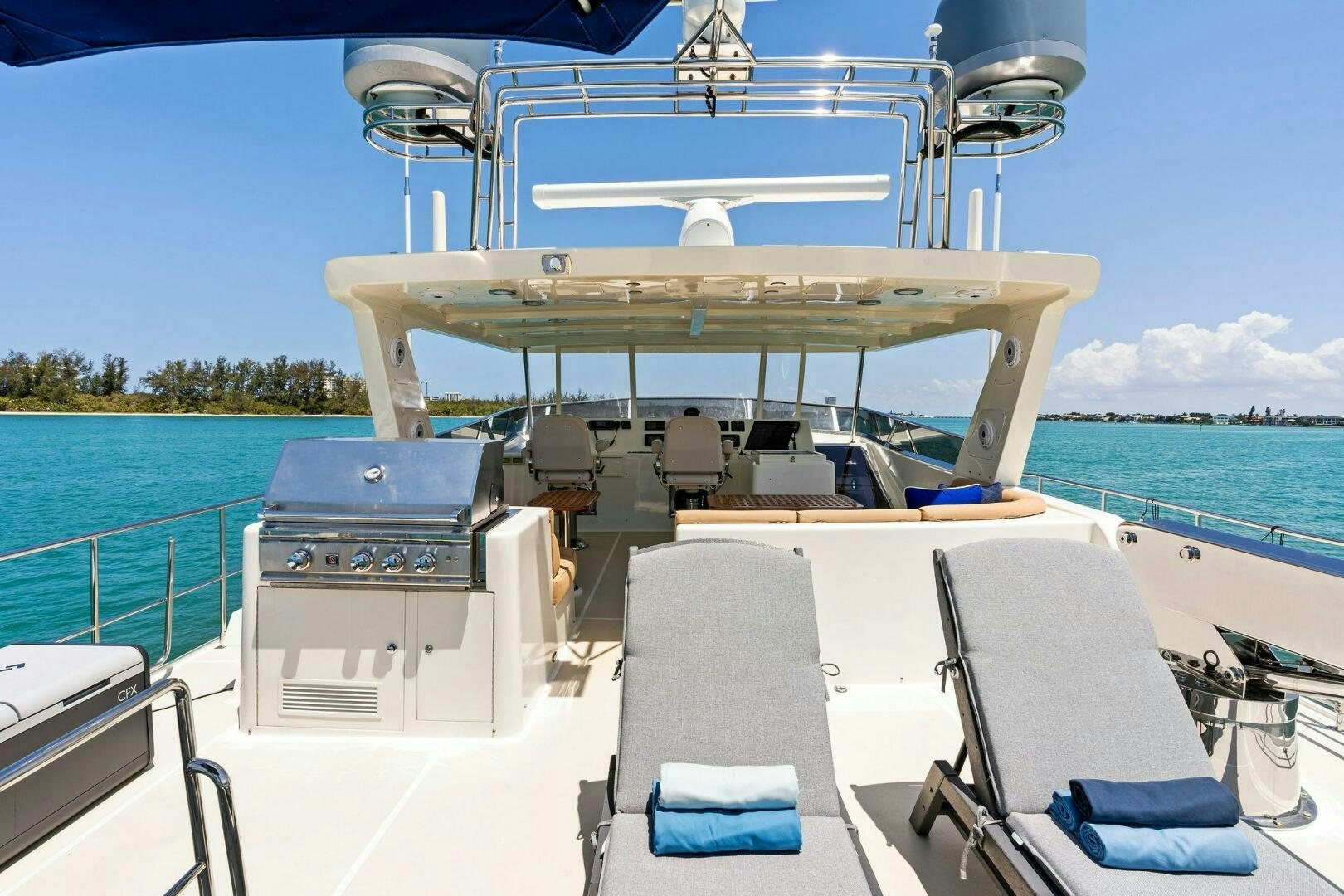 a boat on the water aboard RELENTLESS Yacht for Sale