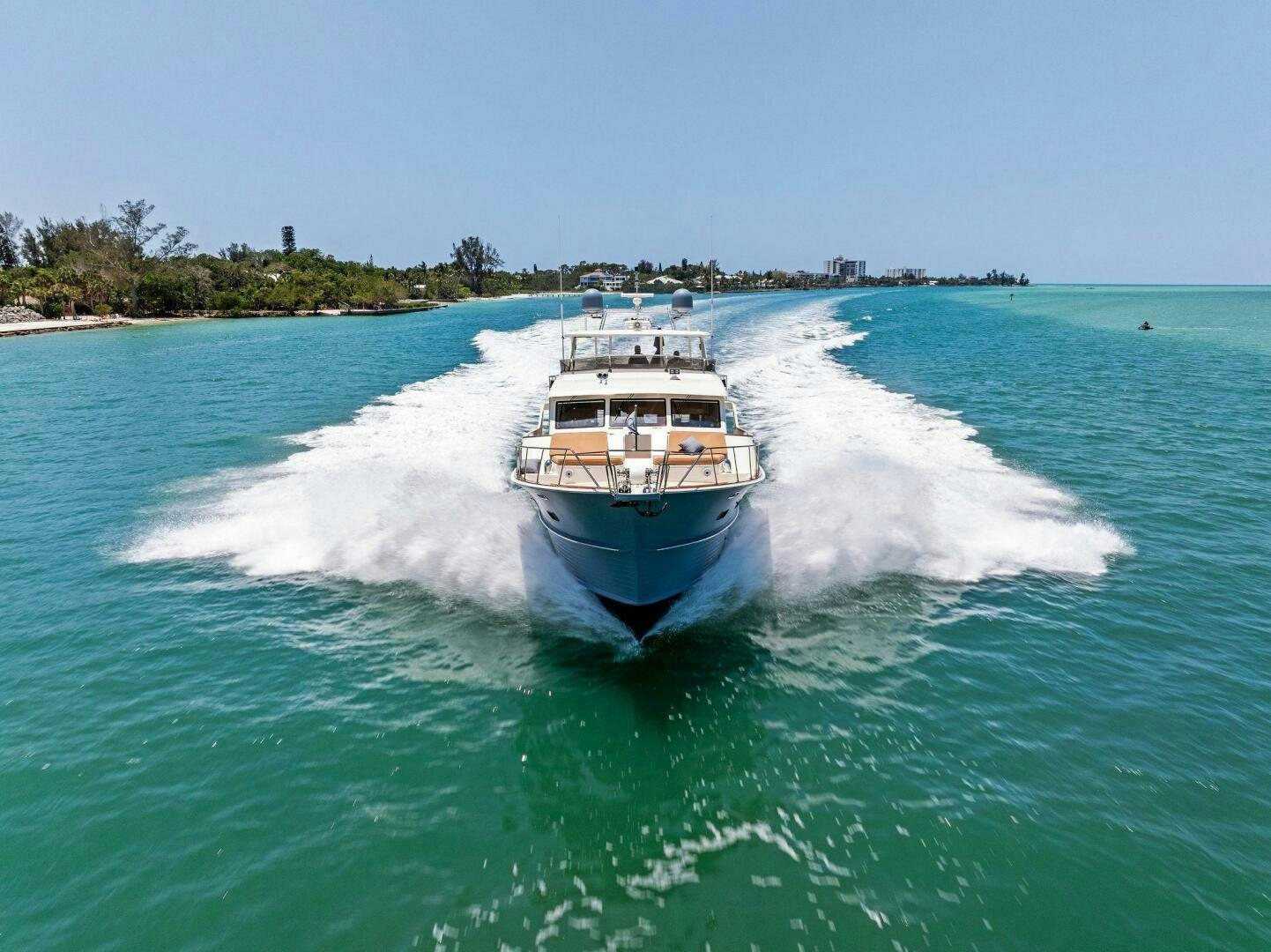 a boat on the water aboard RELENTLESS Yacht for Sale