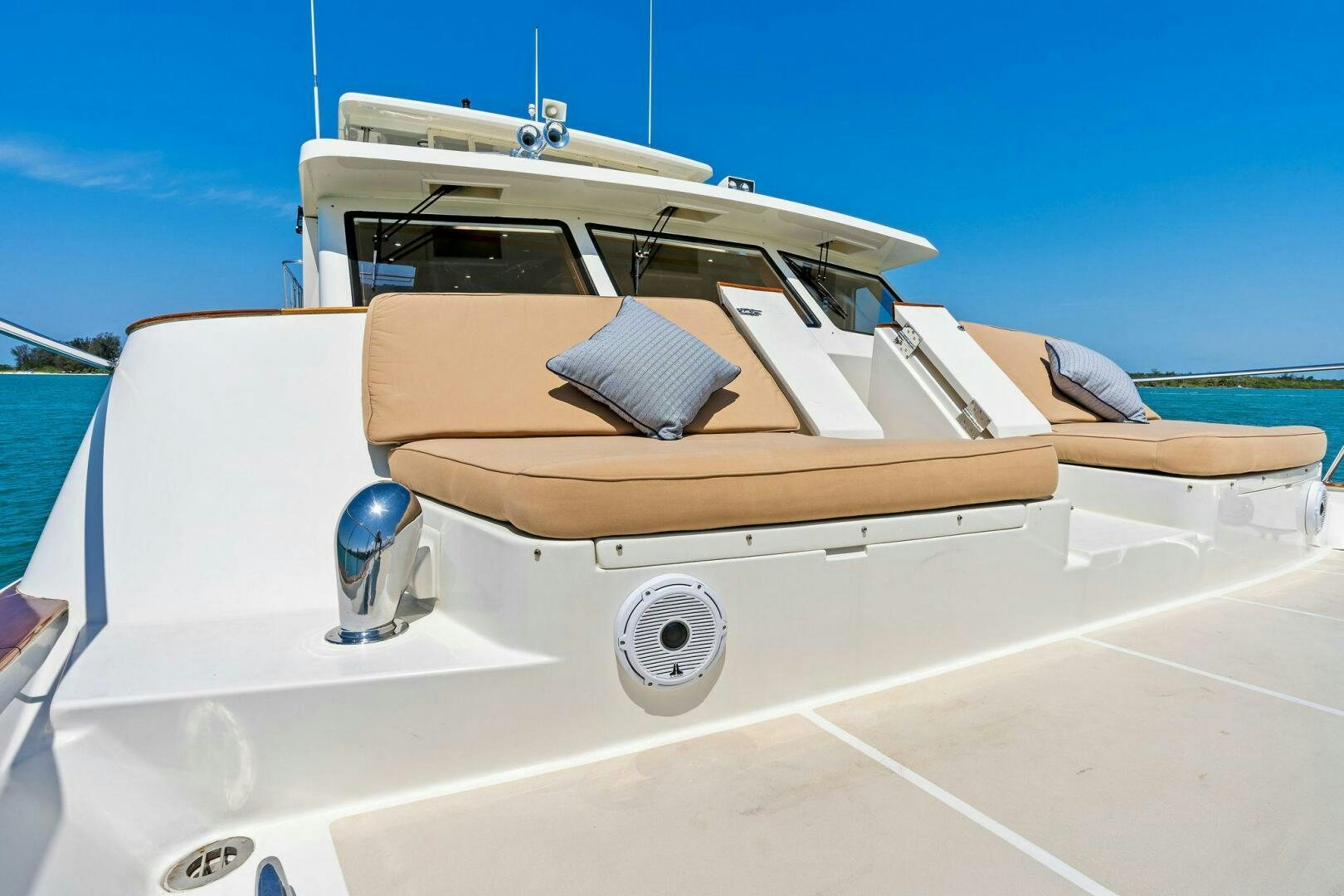 a boat on a boat aboard RELENTLESS Yacht for Sale