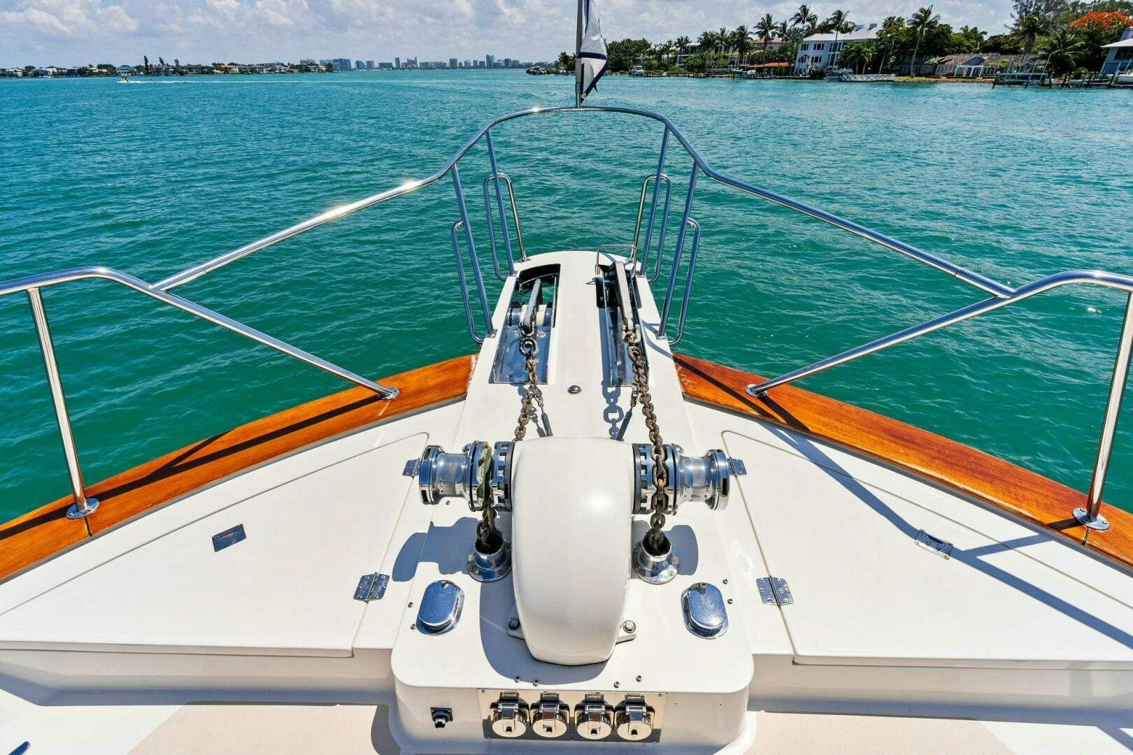 a boat on the water aboard RELENTLESS Yacht for Sale