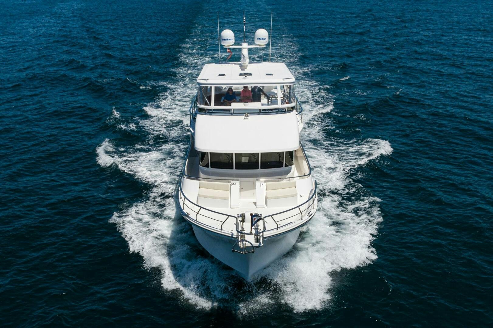 a boat with people on it aboard KING OF NOTHING Yacht for Sale