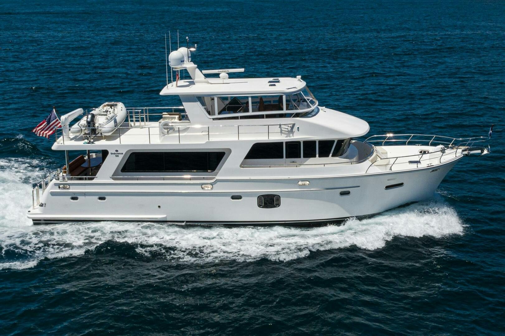 a boat on the water aboard KING OF NOTHING Yacht for Sale
