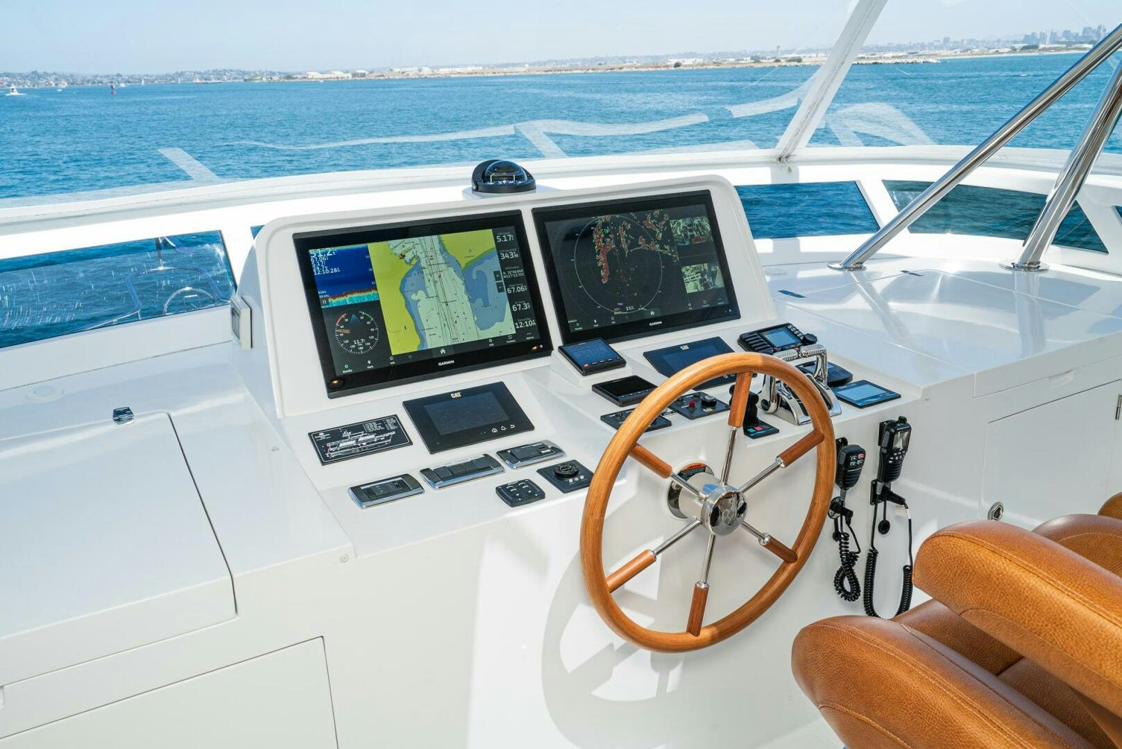 the cockpit of a plane aboard KING OF NOTHING Yacht for Sale