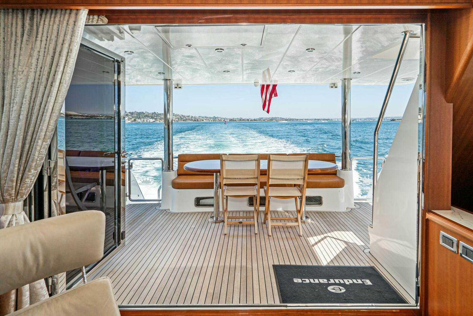 a boat on the water aboard KING OF NOTHING Yacht for Sale