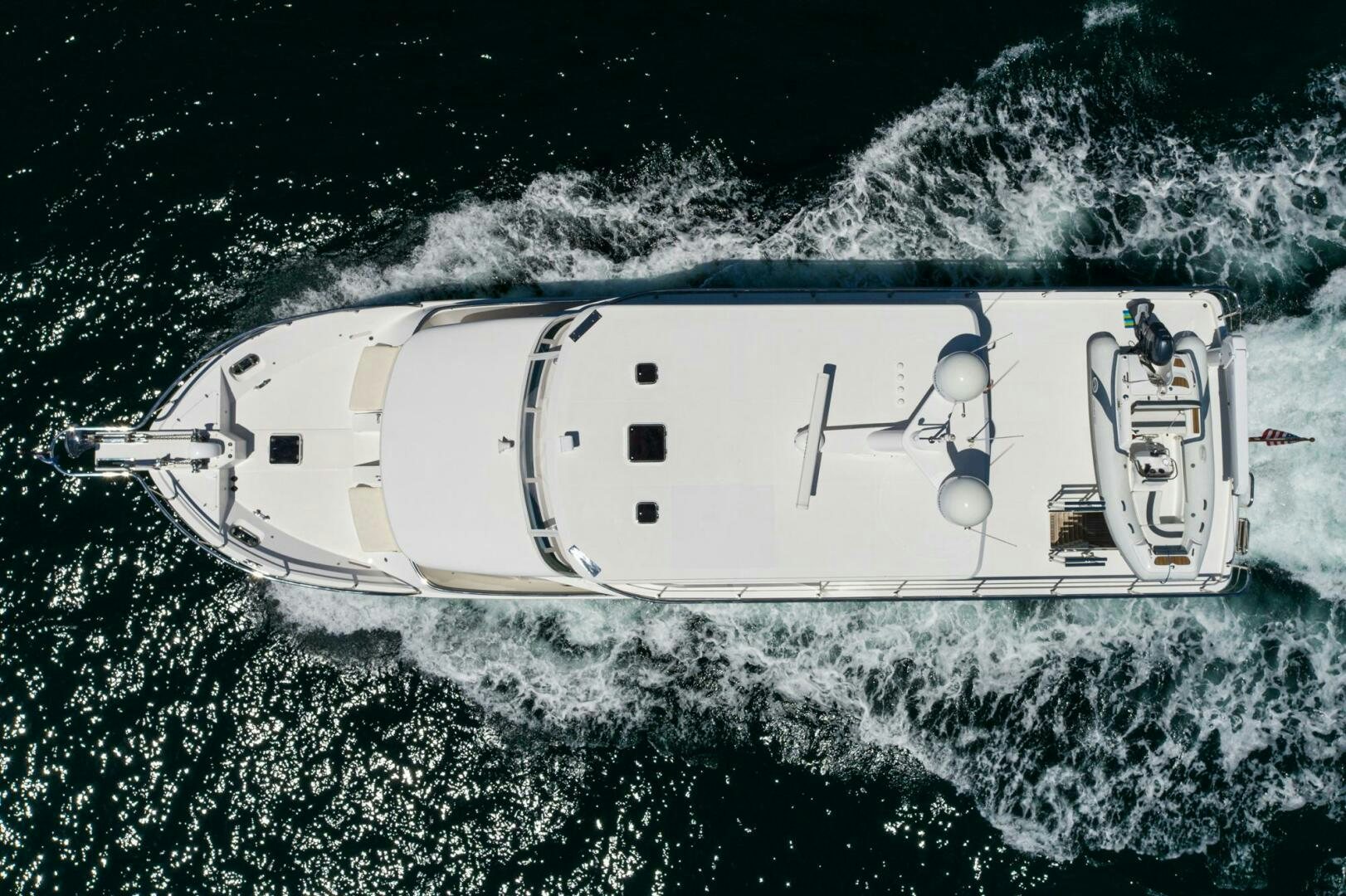 a space shuttle on a surface aboard KING OF NOTHING Yacht for Sale