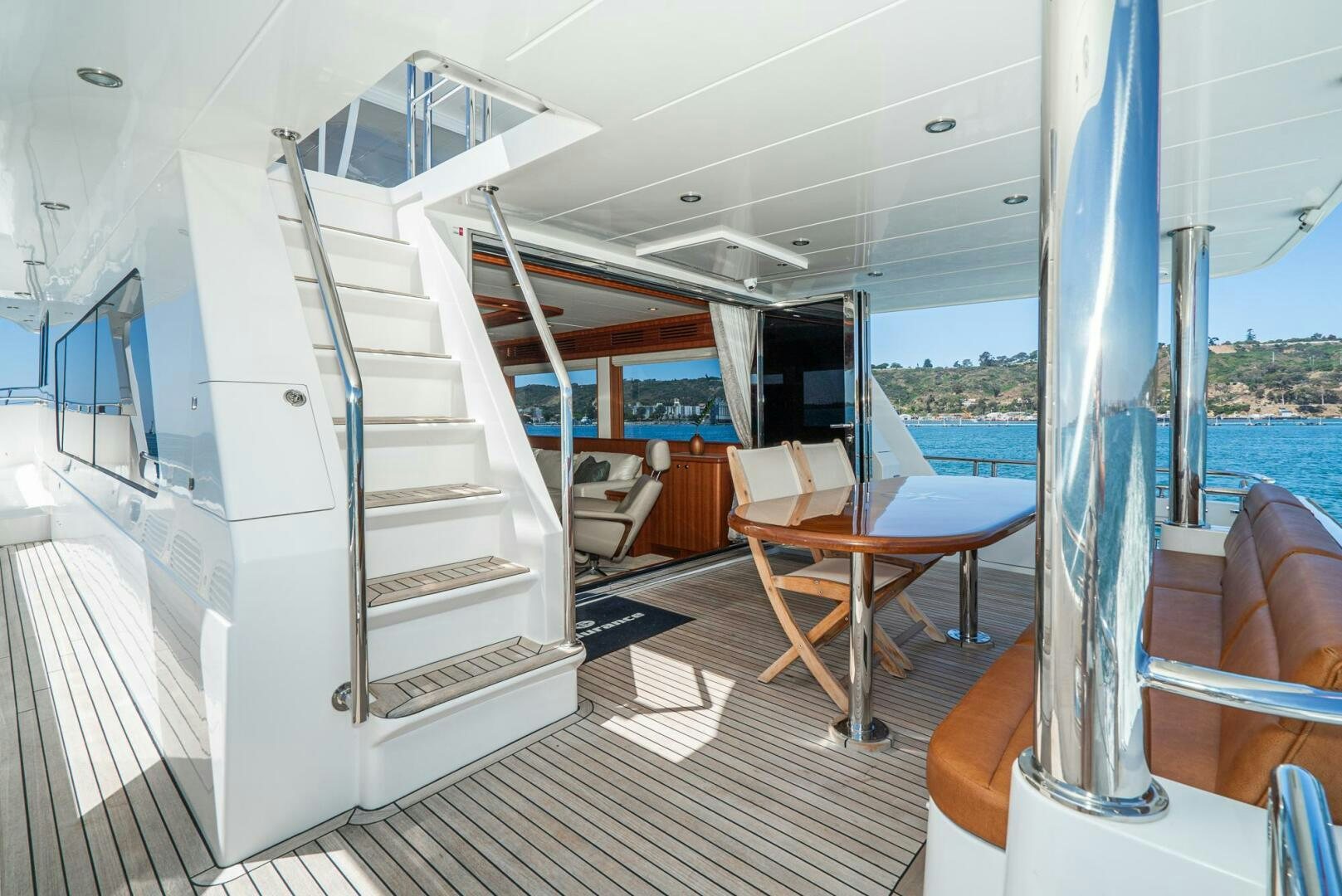 a boat on the water aboard KING OF NOTHING Yacht for Sale