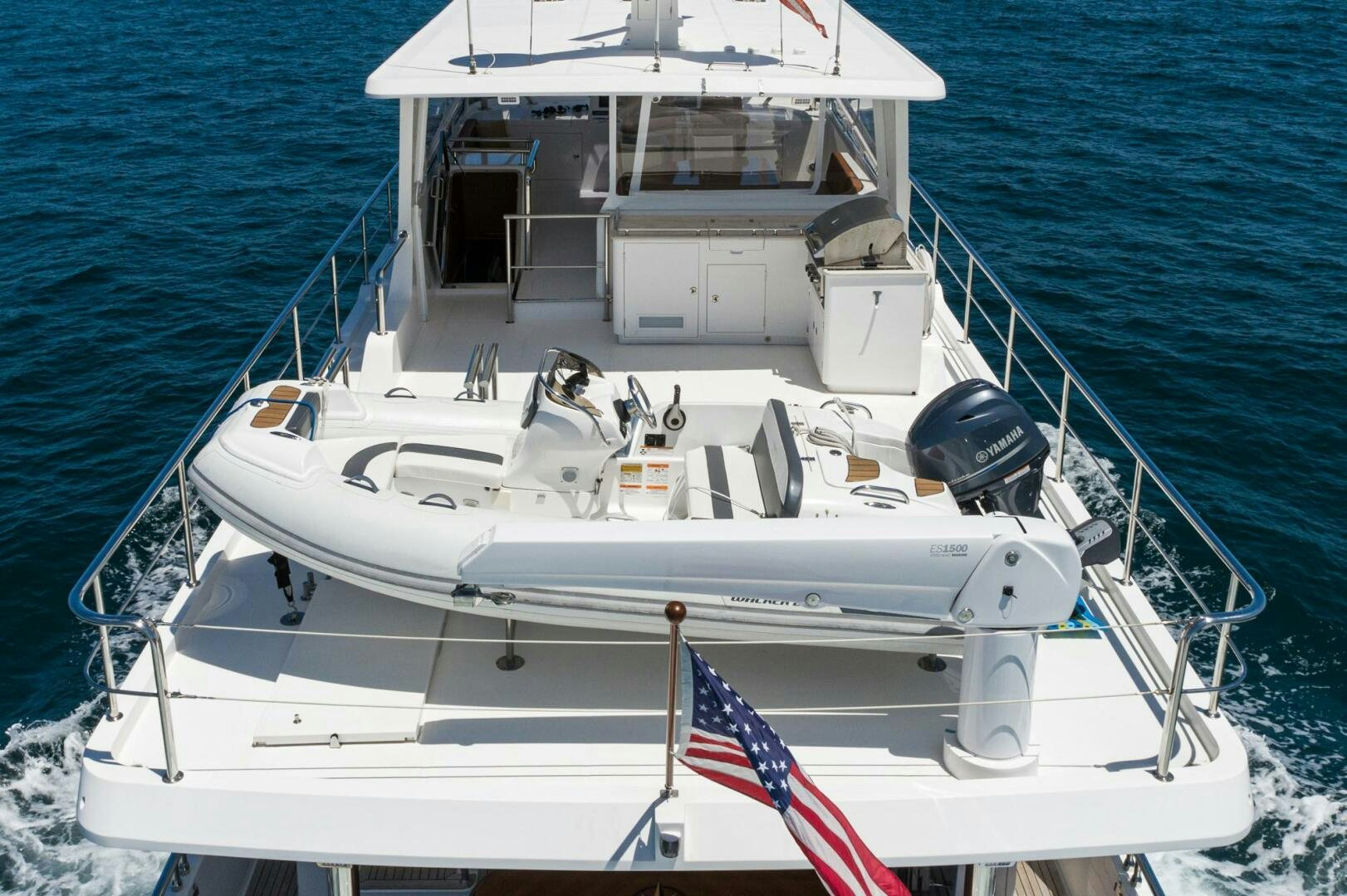 a boat on the water aboard KING OF NOTHING Yacht for Sale