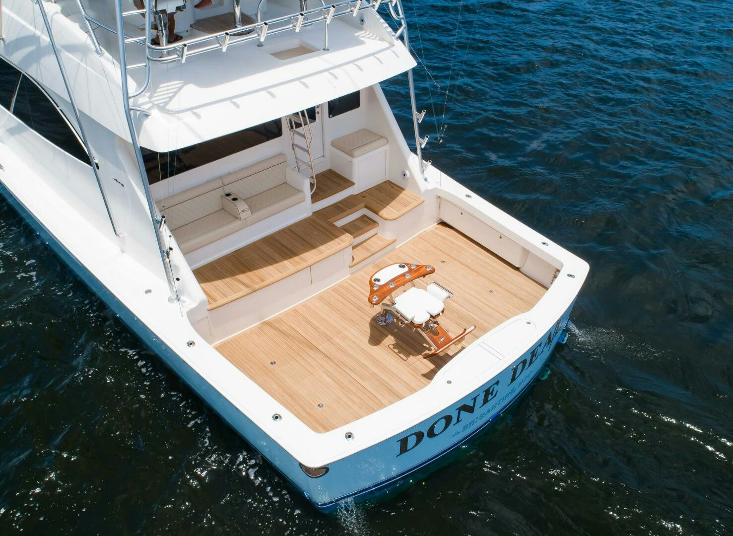 a boat on the water aboard DONE DEAL Yacht for Sale