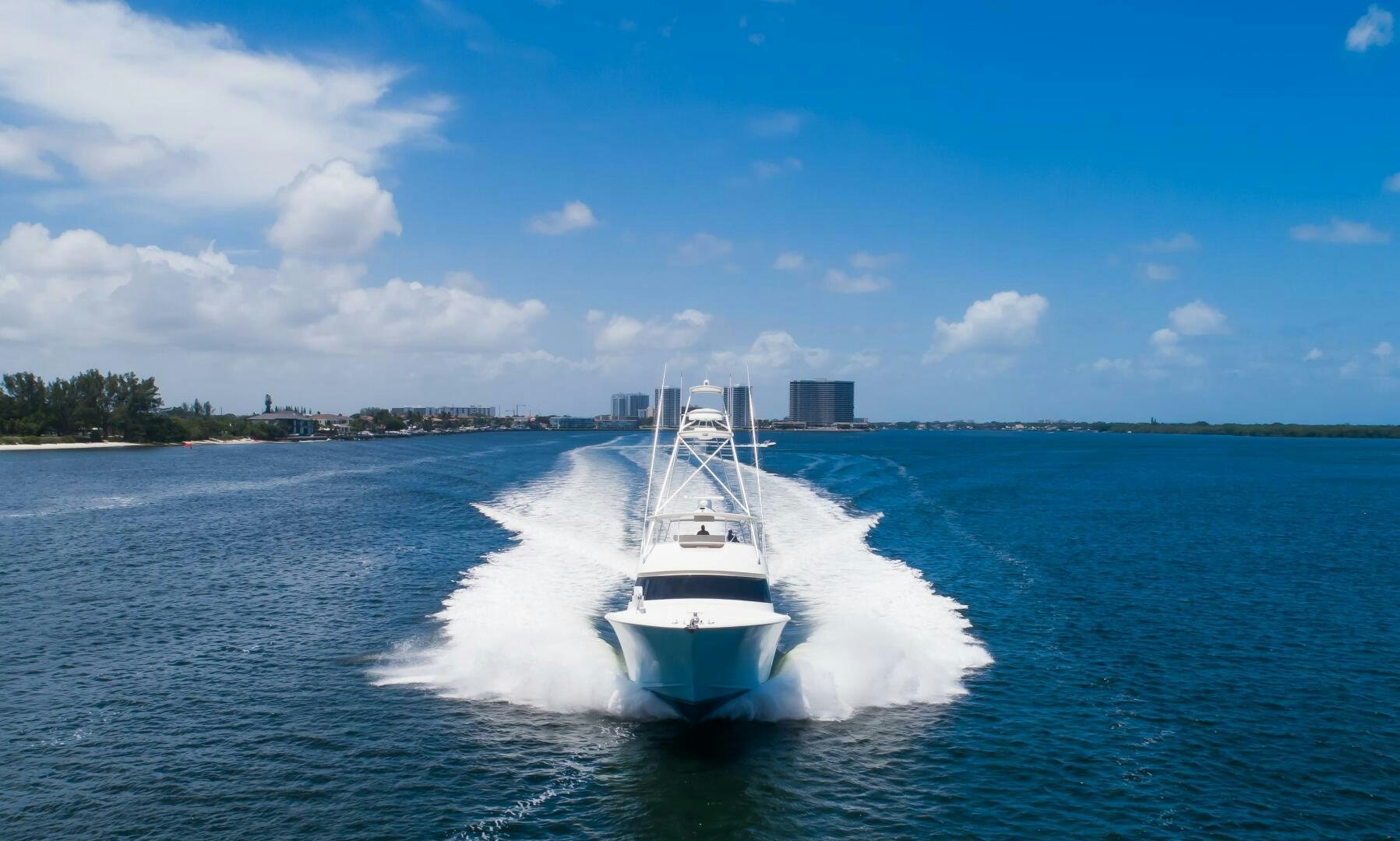 a boat on the water aboard DONE DEAL Yacht for Sale