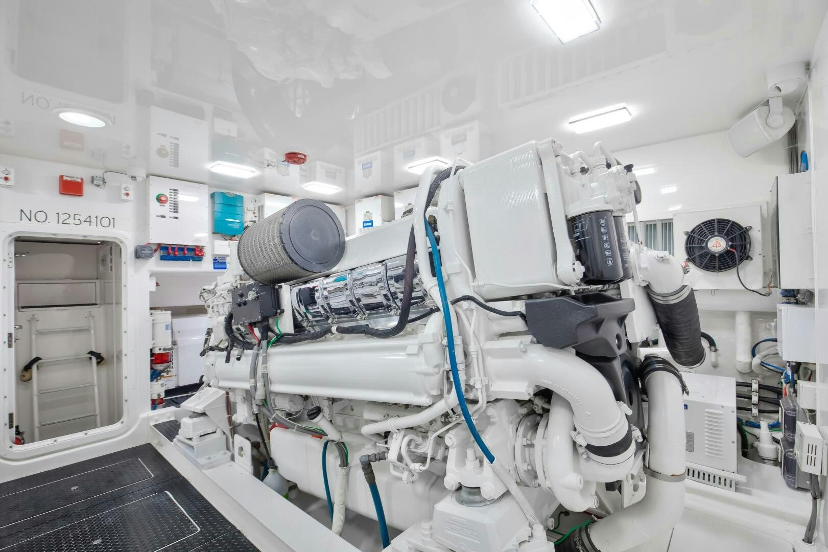 a machine with wires aboard DONE DEAL Yacht for Sale