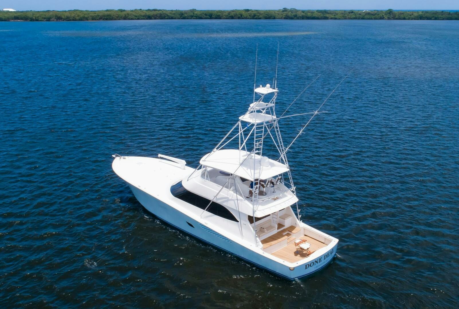 a boat in the water aboard DONE DEAL Yacht for Sale