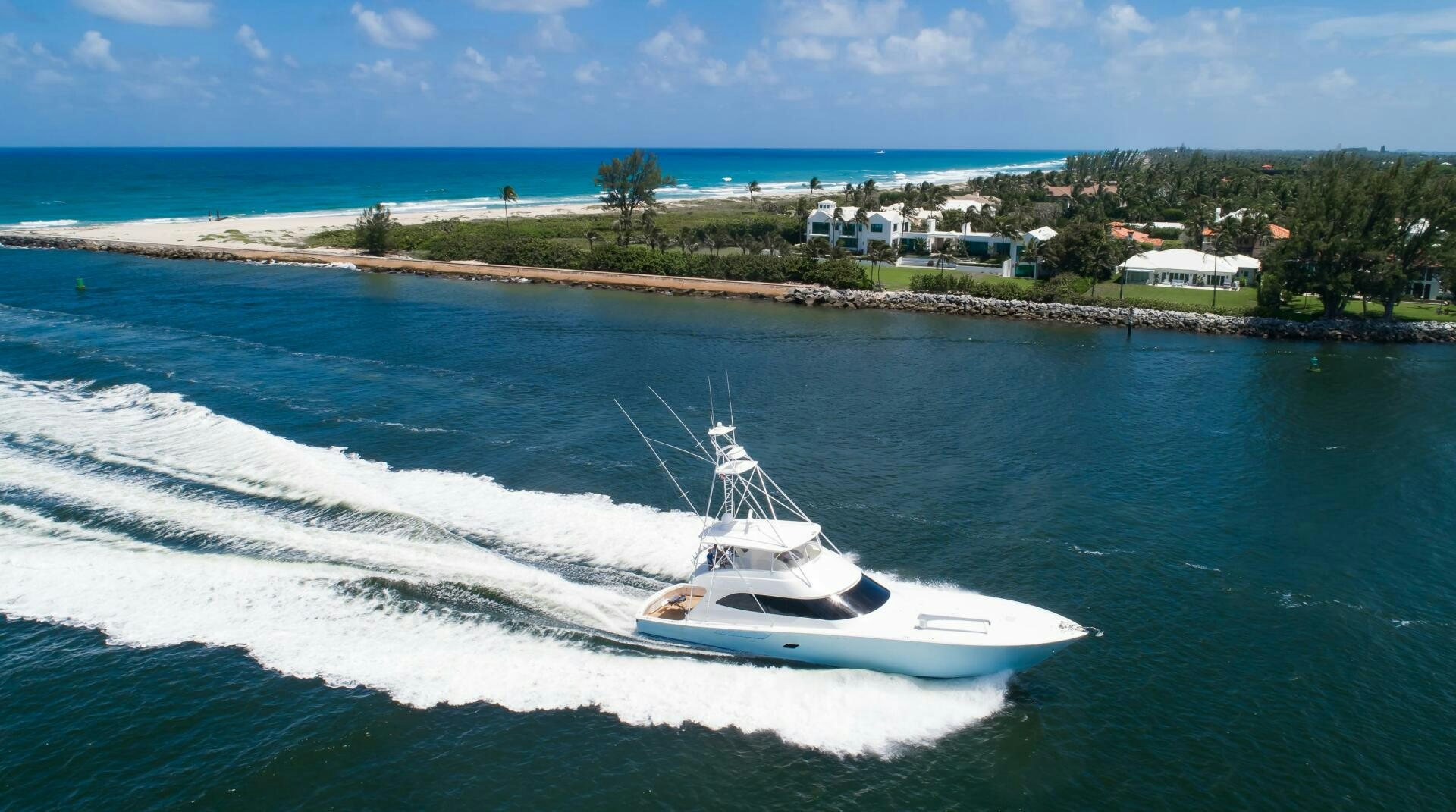 a boat on the water aboard DONE DEAL Yacht for Sale