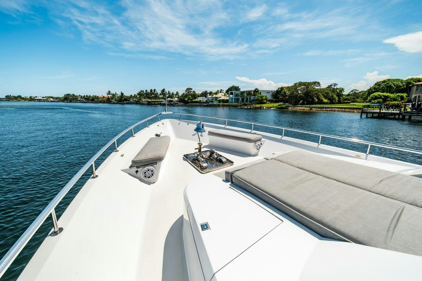 a boat on the water aboard GRACE Yacht for Sale