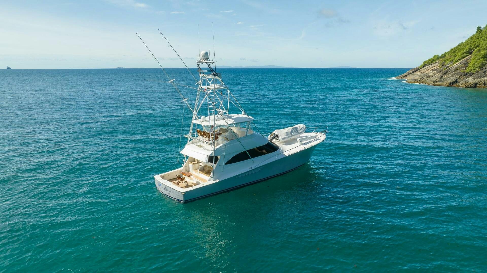 a boat in the water aboard VOODOO Yacht for Sale
