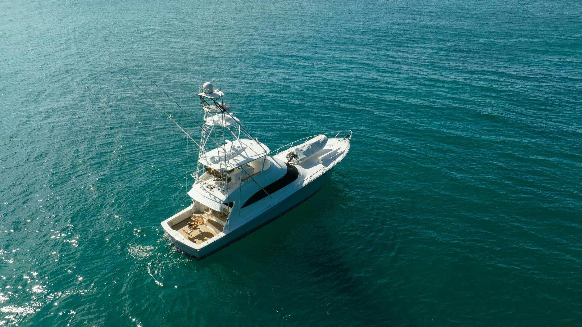 a boat in the water aboard VOODOO Yacht for Sale