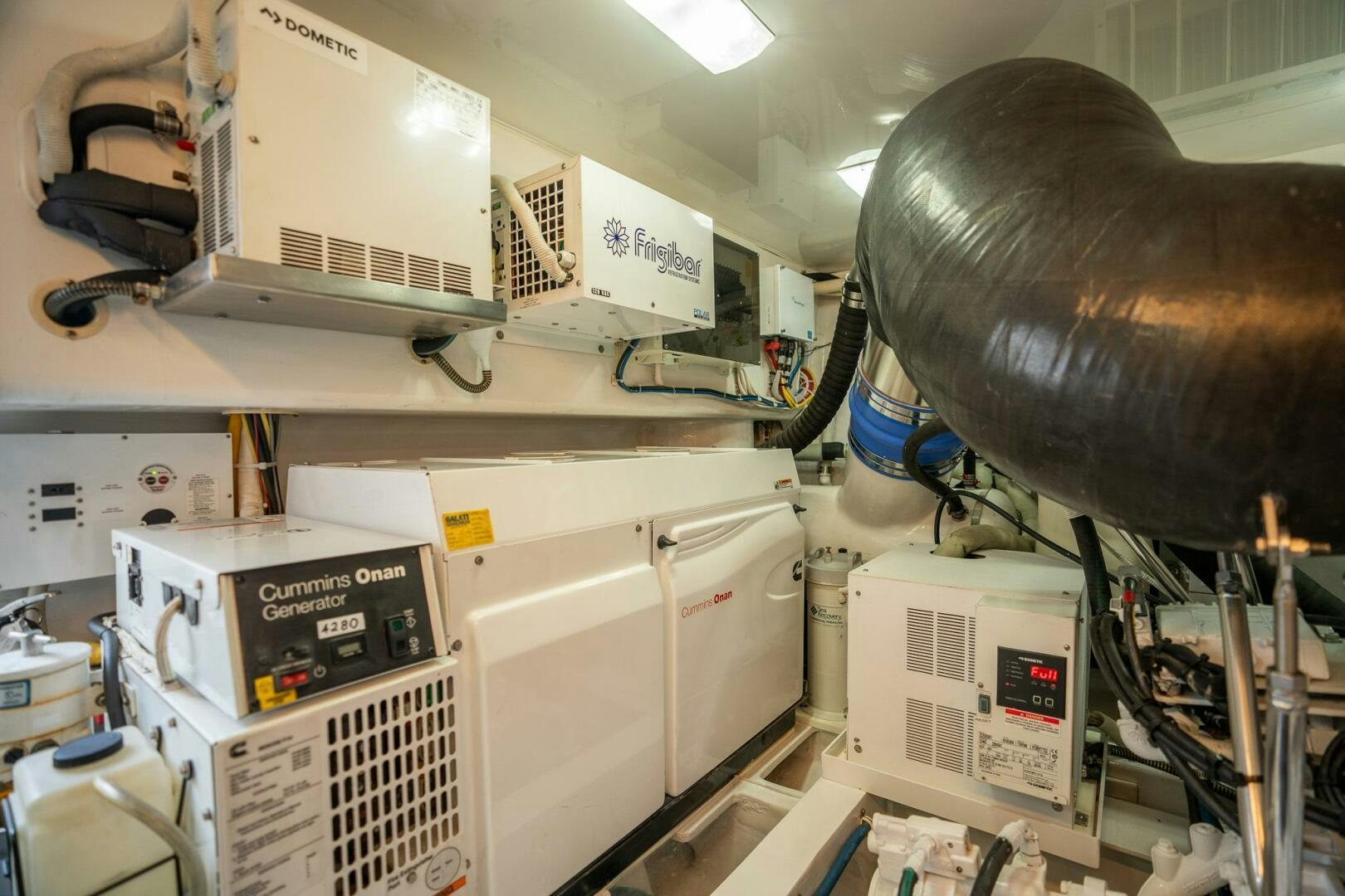 a large machine with several machines aboard VOODOO Yacht for Sale
