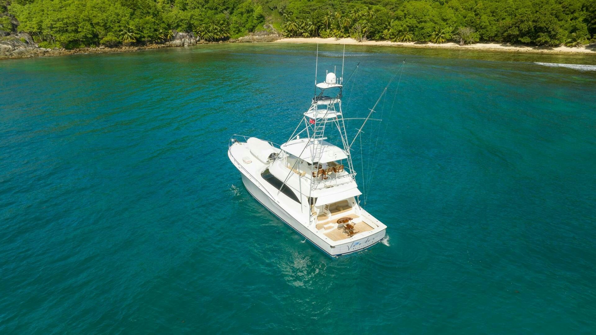 a boat on the water aboard VOODOO Yacht for Sale