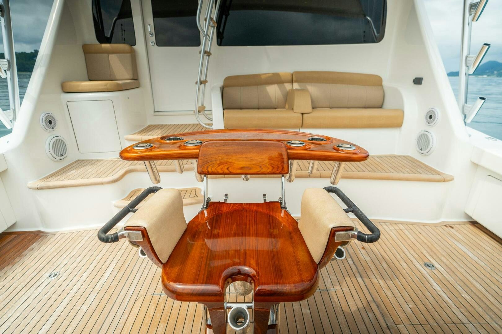 a car with a seat aboard VOODOO Yacht for Sale