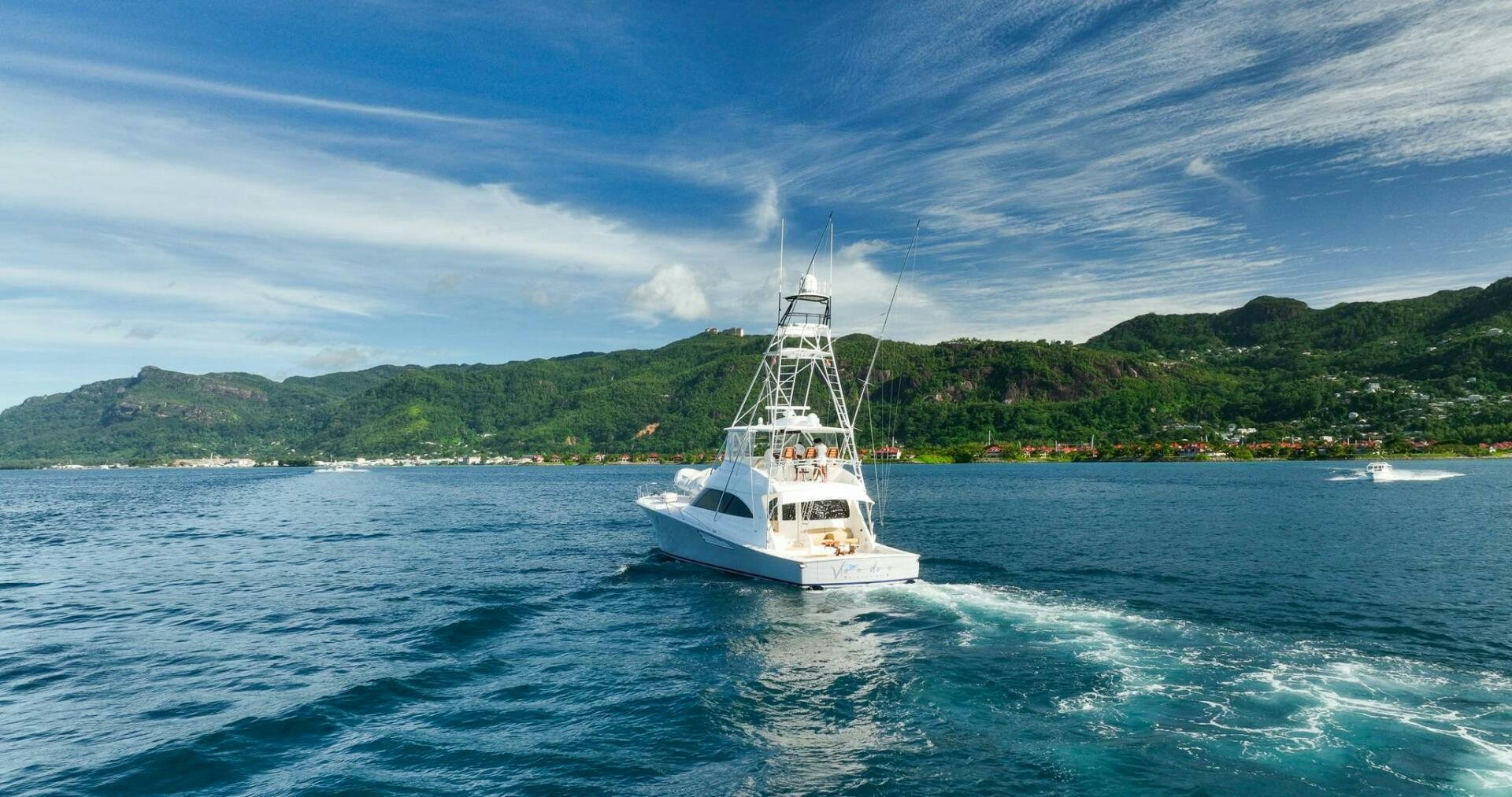 a boat on the water aboard VOODOO Yacht for Sale