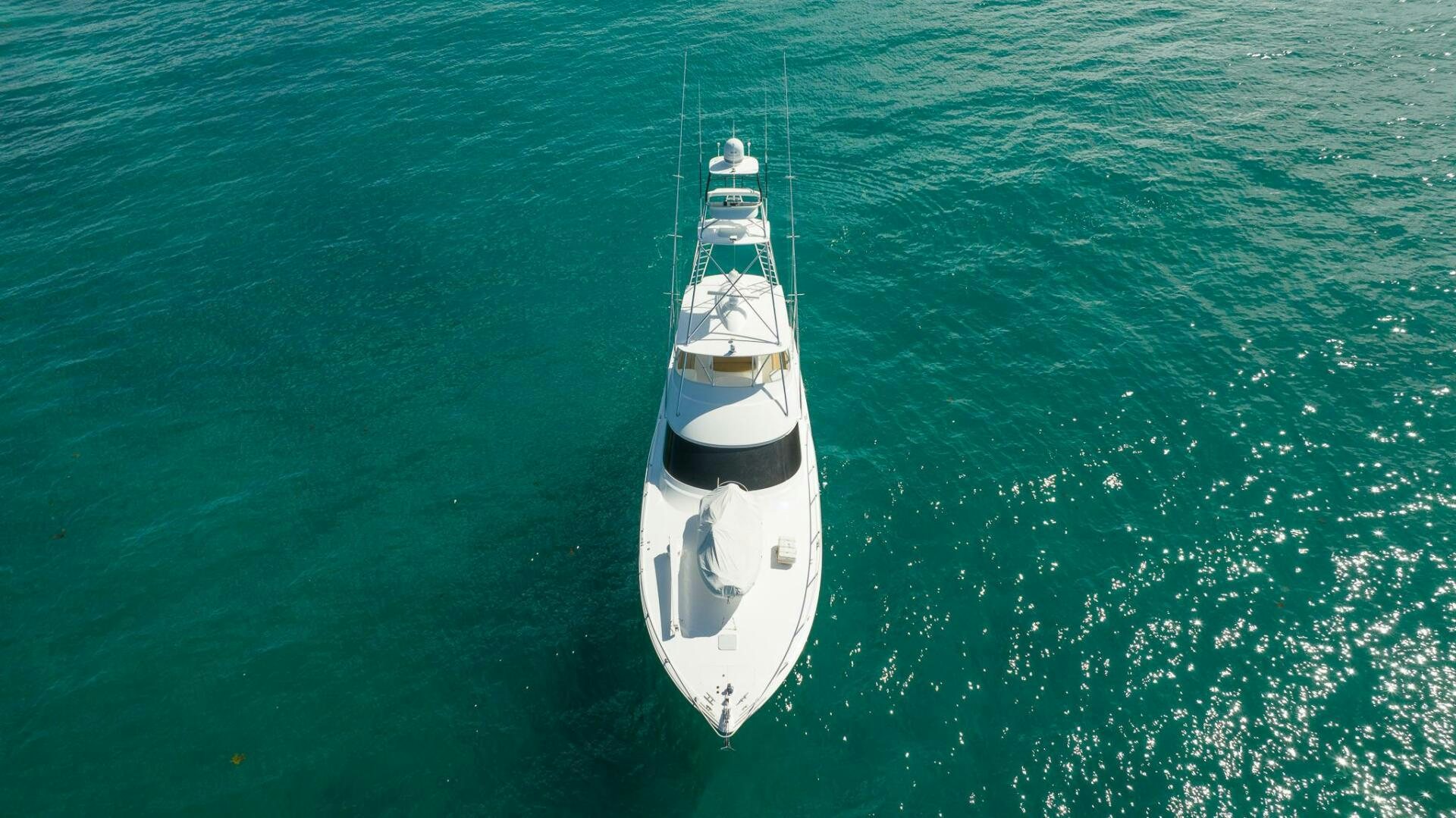 a boat in the water aboard VOODOO Yacht for Sale