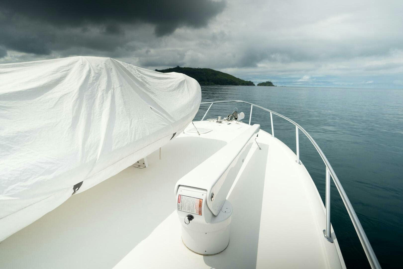 a boat on the water aboard VOODOO Yacht for Sale