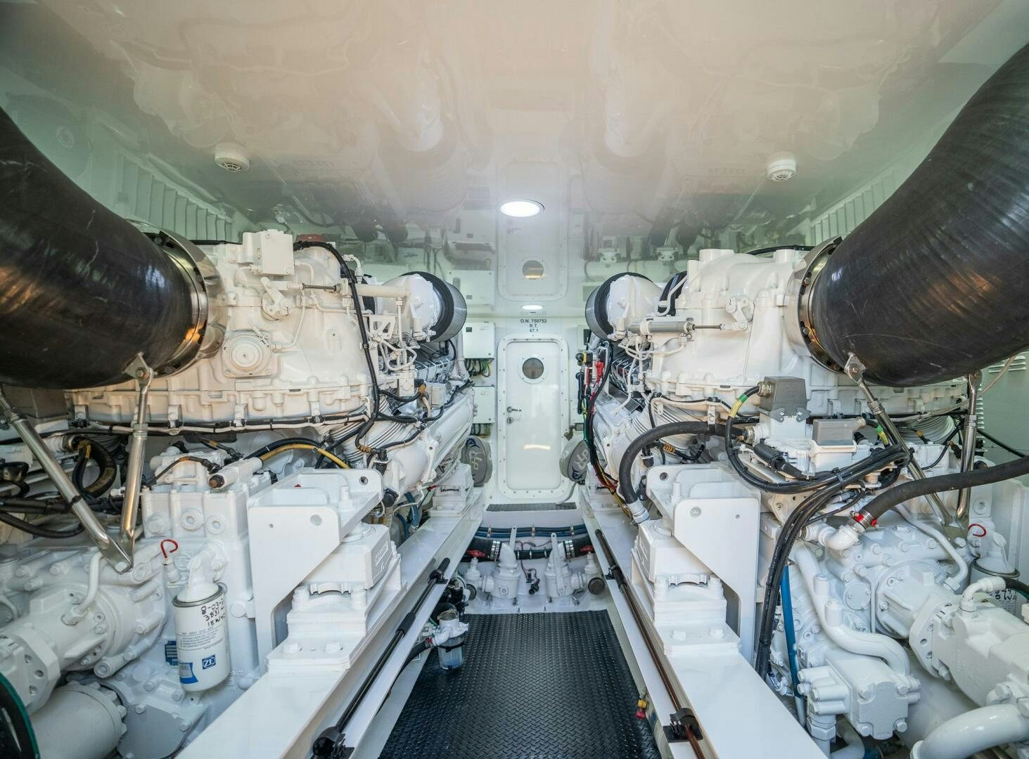 a close-up of a machine aboard VOODOO Yacht for Sale