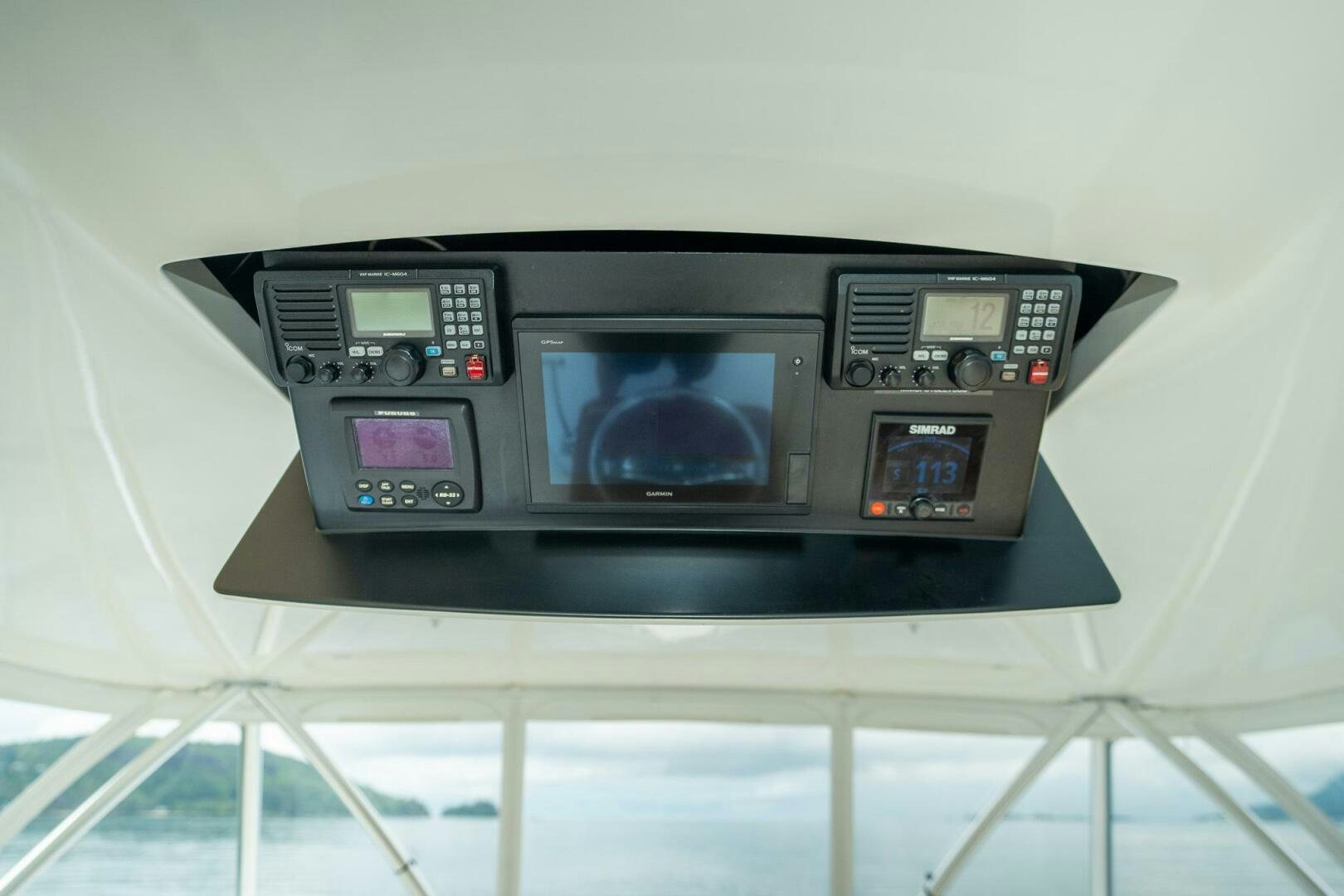 a black rectangular object with a screen aboard VOODOO Yacht for Sale