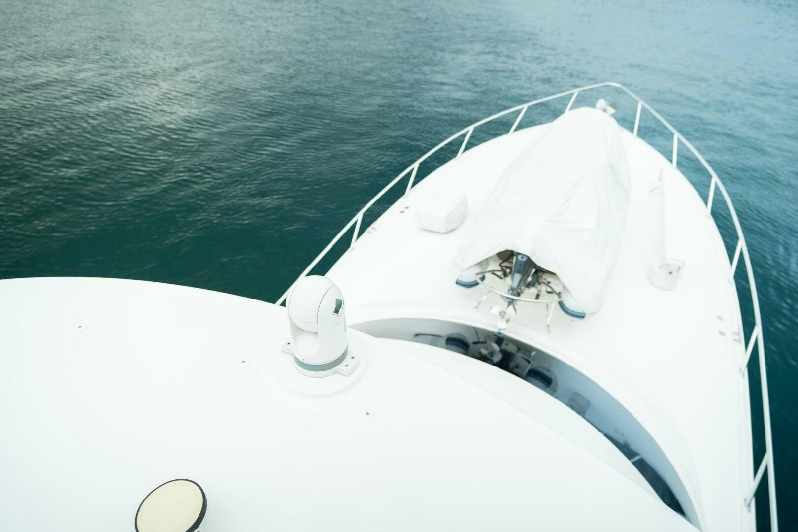 a white fish in the water aboard VOODOO Yacht for Sale