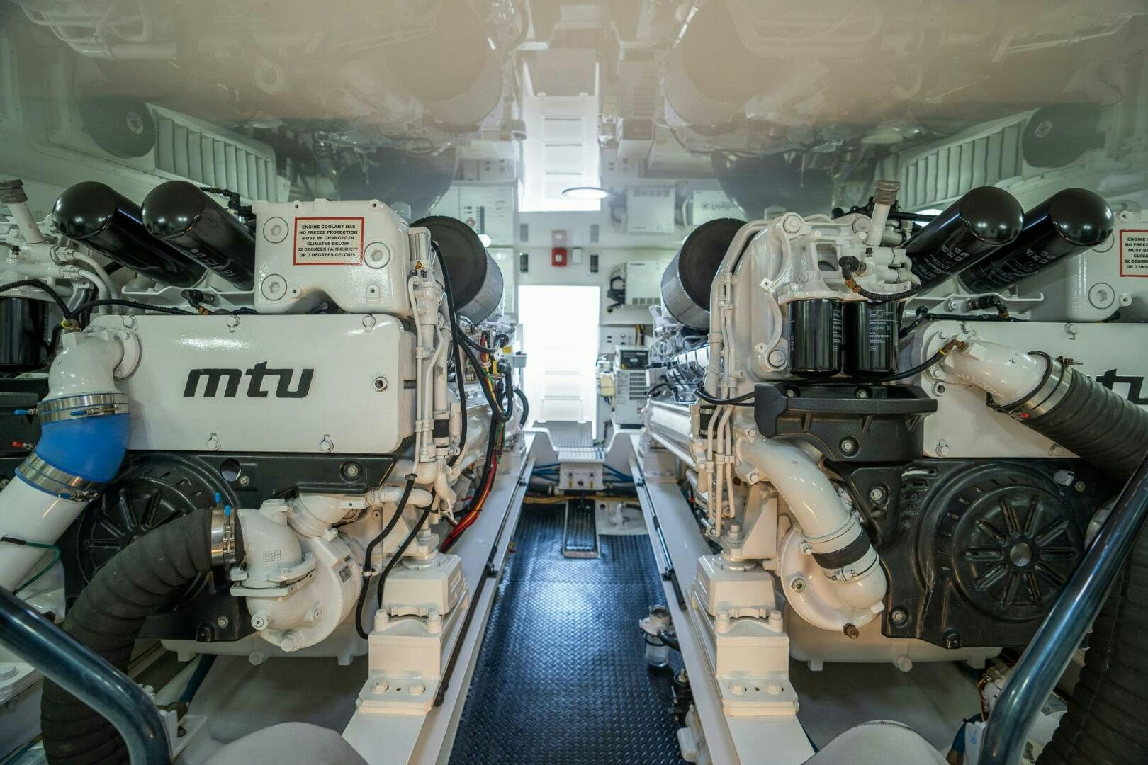 a room with machinery aboard VOODOO Yacht for Sale