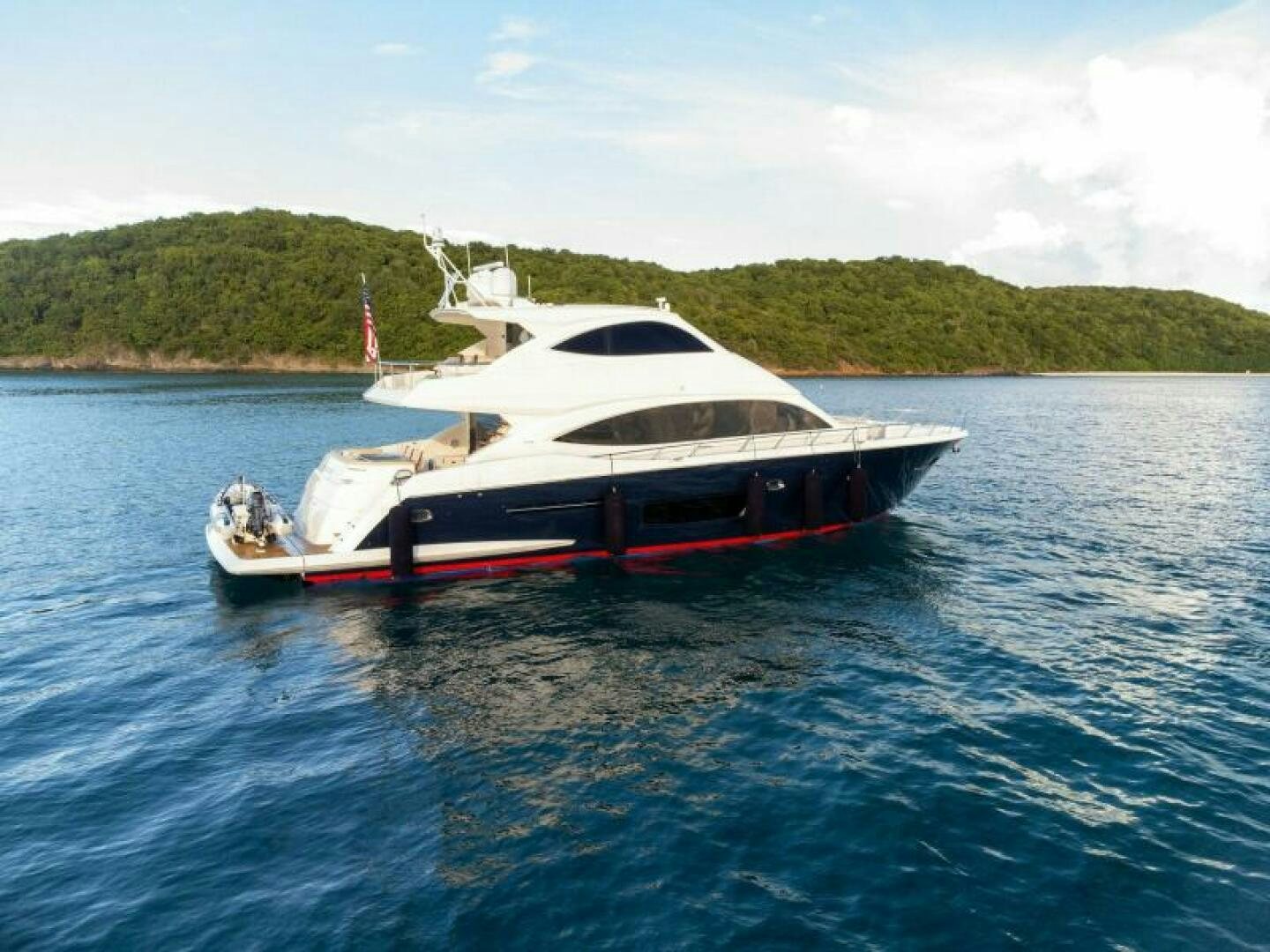 a boat on the water aboard AMORE Yacht for Sale