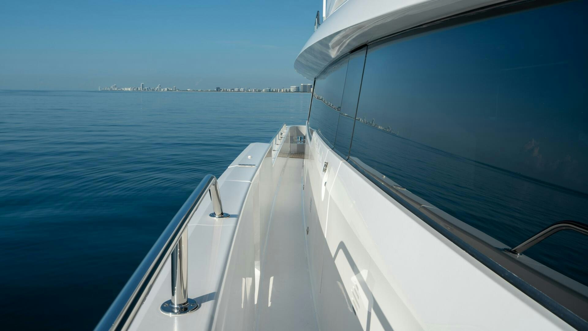 a boat on the water aboard IMAGINE Yacht for Sale